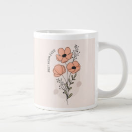 Grande Caneca de Café Melhor Mãe do Mundo