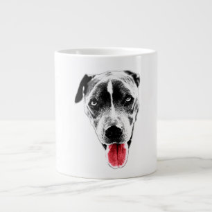 Grande Caneca de Café Mistura Pit Brincalhão Língua Verme
