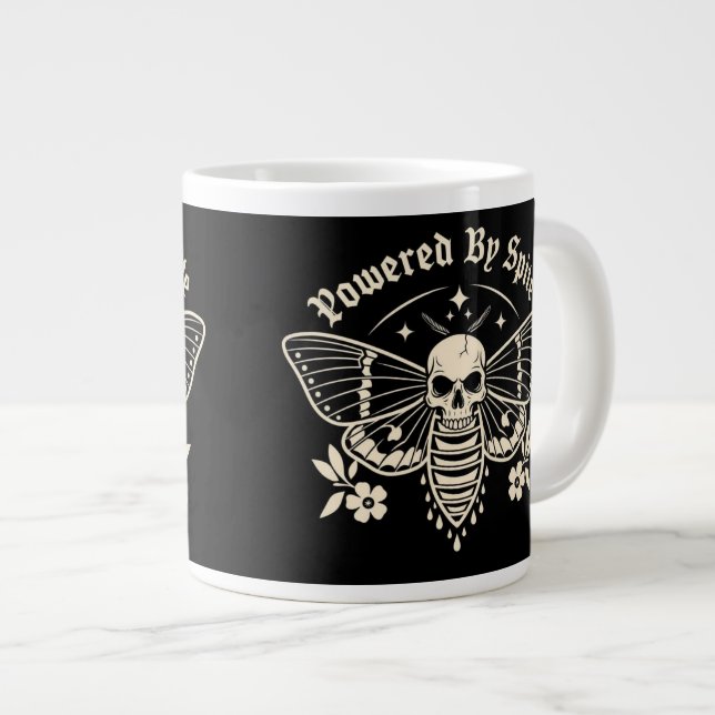 Grande Caneca de café "Movido pela Rancidez" (Frente Esquerda)