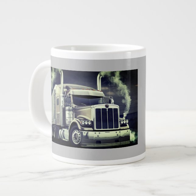 Grande Caneca de café para o carro-piloto (Frente Esquerda)