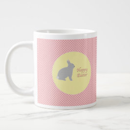 Grande caneca de café páscoa