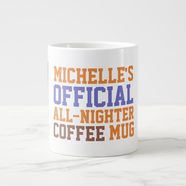 Grande Caneca de café personalizada (Frente)