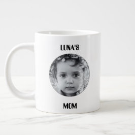 Grande Caneca de Café Personalizada com Imagem e Nome