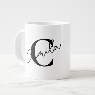 Grande Caneca de café personalizada com nome
