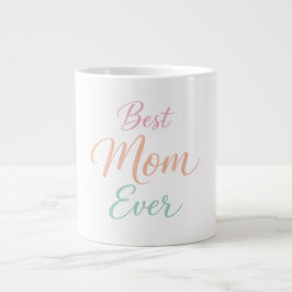 Grande Caneca de Café Personalizada Melhor Mãe do Mundo