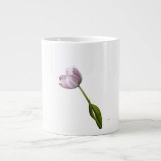 Grande Caneca de Chá e Café com Foto de Tulipa Rosa