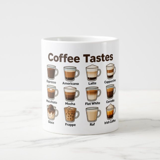 Grande Caneca de Especialidade de Sabor de Café (Frente)