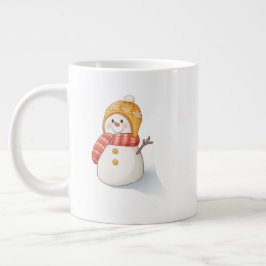 Grande Caneca de Natal – Cacau Quente e Café de Férias No