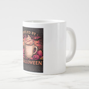 Grande Caneca Divertida de Café e Halloween 'Energizado P