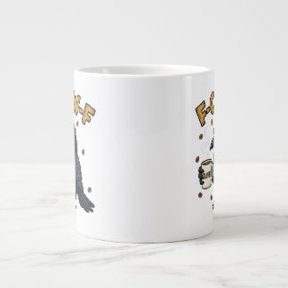 Grande Caneca F-CAW-F Corvo | Caneca de Café Divertida F