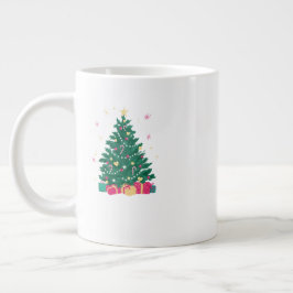 Grande Caneca Festiva de Natal – Café e Chocolate Quente