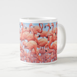 Grande Caneca Flamingo, Caneca de Café Jumbo