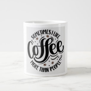 Grande caneca gigante de café
