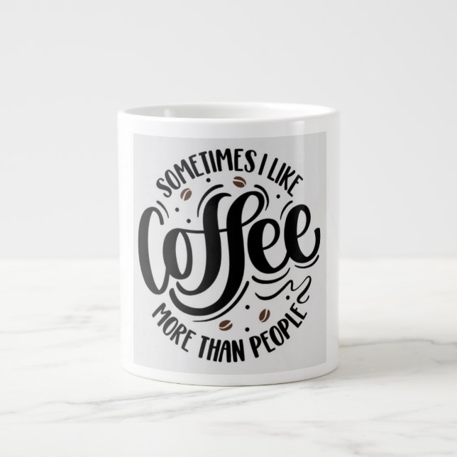 Grande caneca gigante de café (Frente)