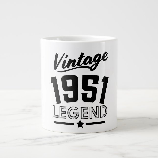 Grande Caneca gigante de café da década de 1950 (Frente)