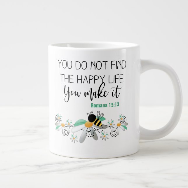 Grande Caneca gigante de dois lados - caneca de café giga (Direita)