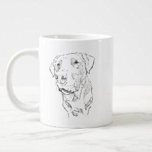 Grande Caneca Labrador, Café Cerâmico Mãe de Cachorro