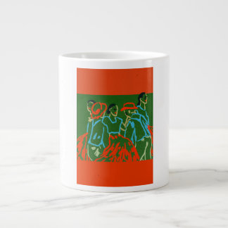 Grande Caneca logotipo amostra de café homme &famme