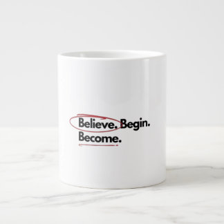 Grande caneca motivadora, caneca de café inspiradora, voc