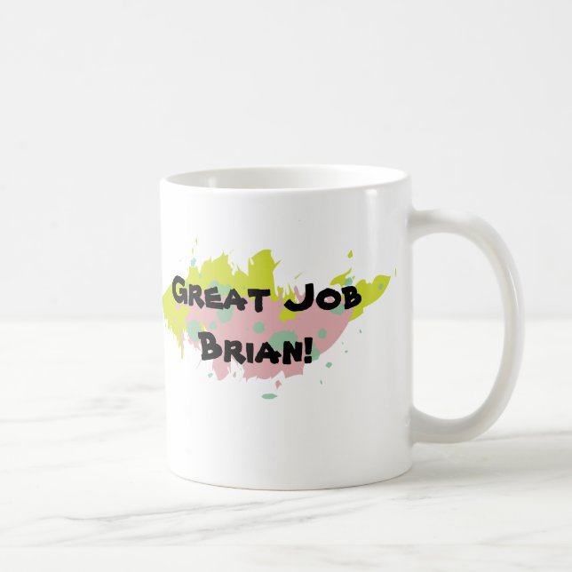 Grande caneca personalizada do trabalho (esquema (Direita)