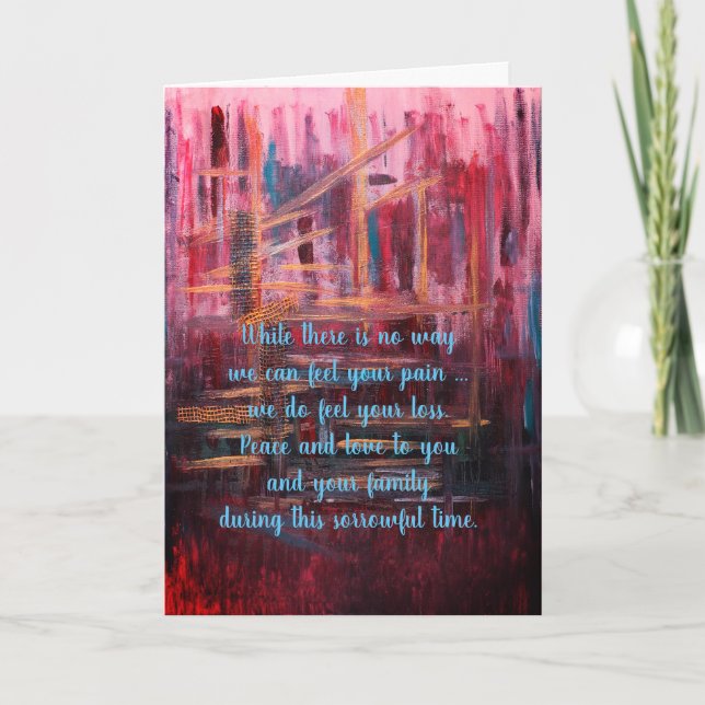 Grande Cartão de condolências por dalDesignNZ (Frente)