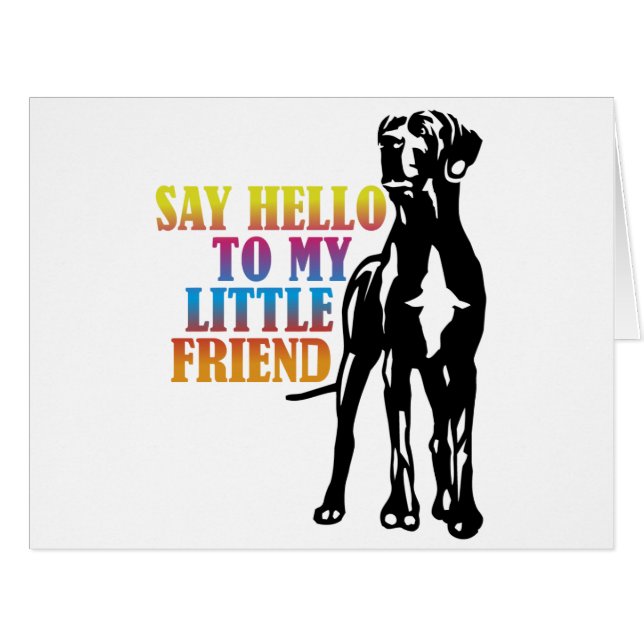 Grande Cartão De Dane (Frente horizontal)