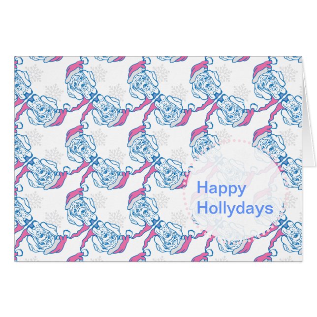 Grande Cartão de Dane Chritmas (Frente Horizontal)