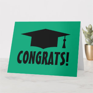 Grande cartão de felicitações de congratulações de