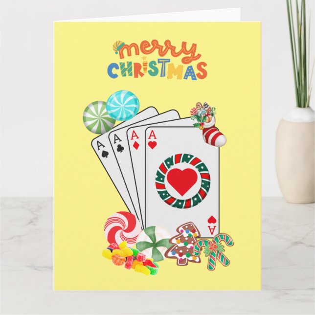 Grande Cartão de Natal de Las Vegas (Frente)