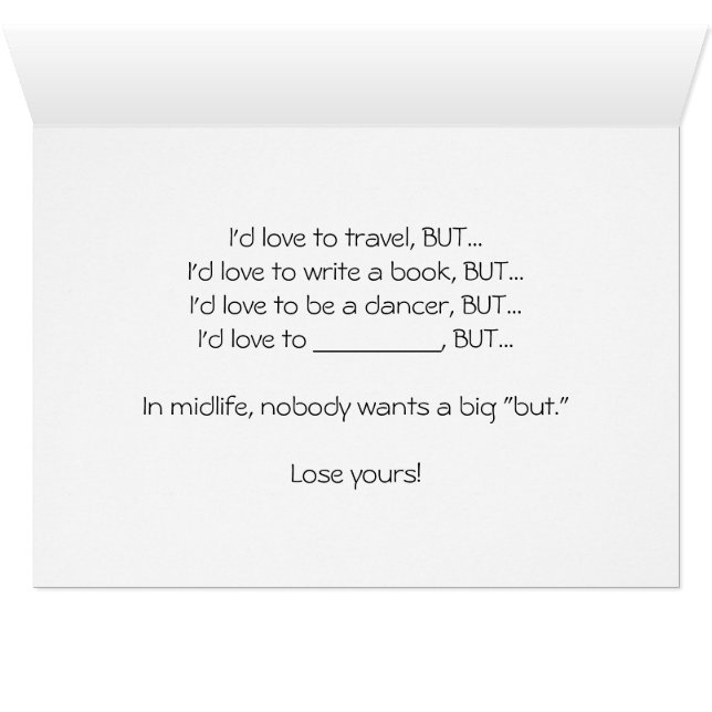 Grande cartão "Mas" (Interior horizontal (base))