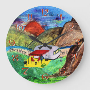 Grande casa é onde estacionamos o relógio do campista