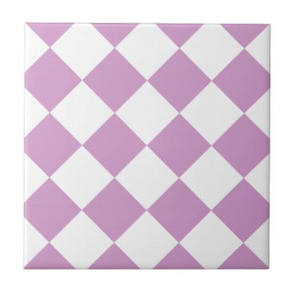 Grande Checkered de Diag - branco e