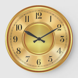 Grande Chic ilustrativo do relógio de ouro falso elegant