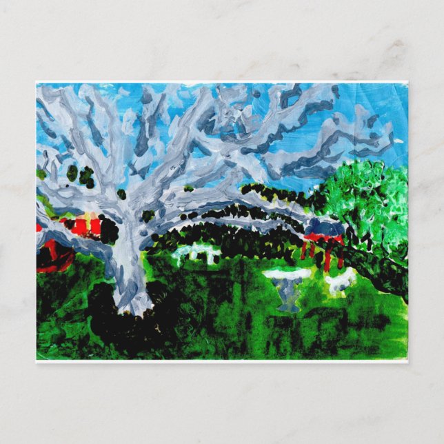 Grande cinza com cartões postais (Frente)