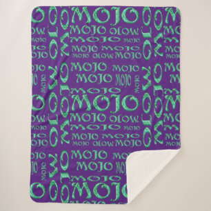 Grande cobertor sherpa roxo
