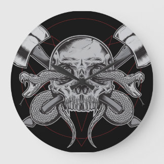 Grande Cobra, Relógio de Crânio, com EIXOS