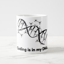 Codificação está no meu DNA Caneca de Café Program