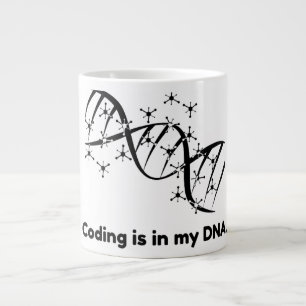 Grande Codificação está no meu DNA Caneca de Café Program
