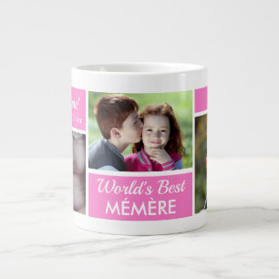 Grande Colagem de Fotos no Enorme Caneca de Café da Melho