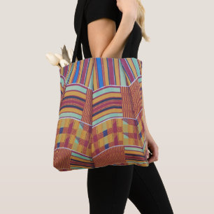Grande Comprada, Grocery Tote Bag African Impressã