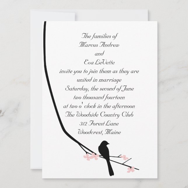 Grande convite do pássaro e da flor (Frente)