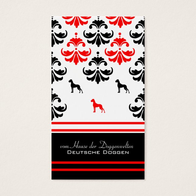 Grande Dane Damast (Frente)