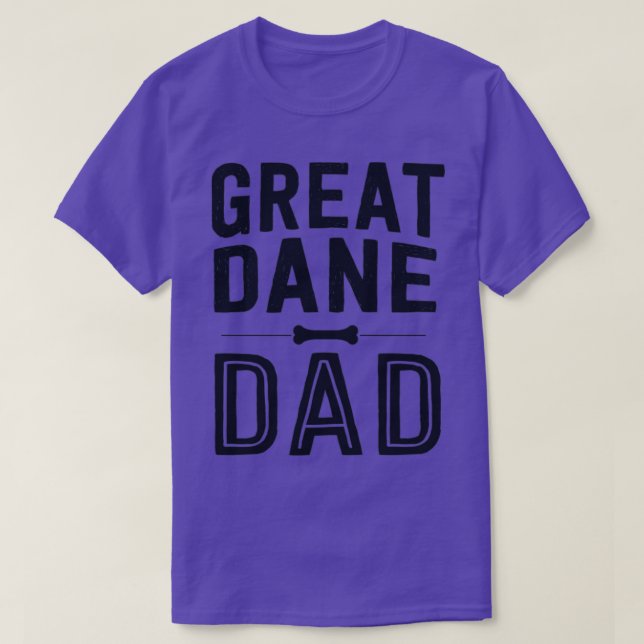 Grande Dane Mama Camiseta Cachorro Mãe Dom Mãe Doi (Frente do Design)