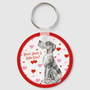 Grande Dane Merle UC Kiss Chaveiro