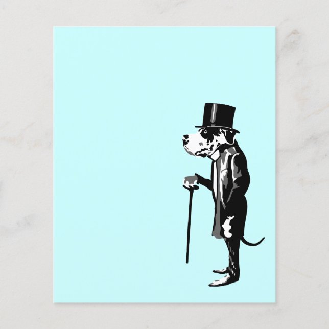 Grande Dane Mister Alf Notes Flyer (Frente)