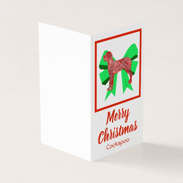 Grande Dane Silhouette de Natal Arco de Cachorro (Exterior)