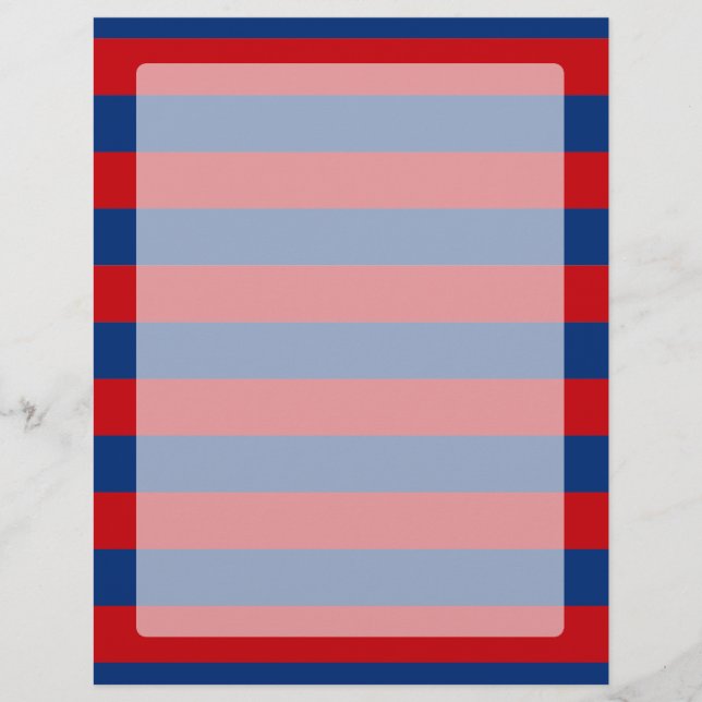 Grande Decoração Horizontal de Stripes Modernas Vi (Frente)