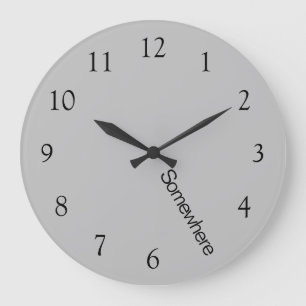 Grande Dia de Trabalho de cinza Cinco O Relógio Em Algum 