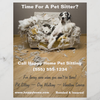 Grande dinamarquês no panfleto de montagem de pet 