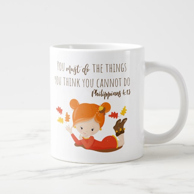 Grande Duas caneca gigante de café com caneca lateral (Direita)